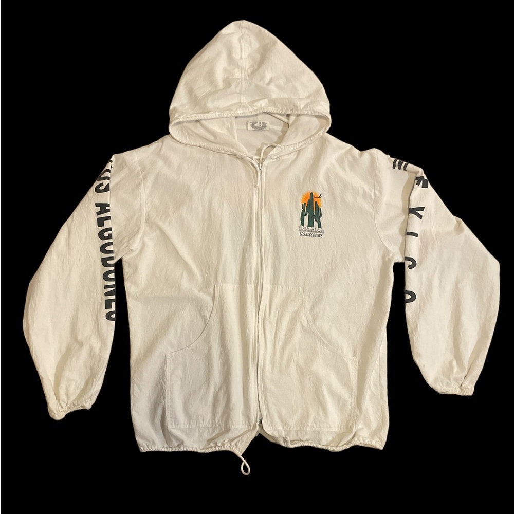 VINTAGE 90s MEXICO LOS ALGODONES ZIP UP